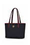 Us3075 Model Women's Shoulder Bag - Navy Blue and Claret Red - 3