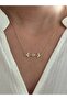 Design Arrow Model Zircon Stone Steel Women's Necklace - 3
