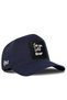 See You Later Never Logo Navy Blue Baseball Cap