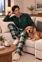 Winter Warm Men's Fleece Pajama Set