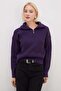 Half-Zip Turtleneck Knit Sweater - 6