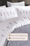 Daisy Pike Bedspread 100% Cotton with Tassels (220X240 cm) Gray - 3