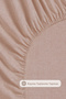 Riva Duvet Cover Set Single Fitted Sheet (160X220 cm) Beige - 6