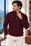 Half Zipper Detailed Sports Knitwear Men's Sweater