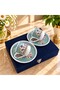 Velvet Boxed Copper Coffee Pot Palace Model Double Porcelain Cup Set - 3