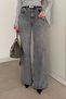 Tintli Wide Leg Jean- Gray - 5
