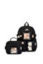 Kawaii Korean Style Primary School and Lunch Box with Teddy Bear