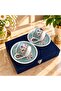 New Collection Double Porcelain Cup Set with Velvet Box - 2