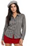 Mixray Women's Striped Shirt