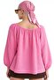Mixray Buttoned Muslin Blouse - 3