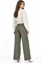 Mixray High Waisted Straight Leg Velvet Trousers - 4