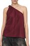 Mixray Asymmetrical Collar Accessory Detailed Top - 4