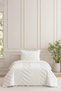 Milano Ecru Single Bedspread 180 X 240 cm and 1 Pillow