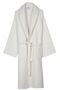 Waffle Bathrobe, 100% Cotton Unisex Cream Waffle Pique Bathrobe - High Water Absorbency & Soft Shawl Collar Bathrobe - Home1961 Waffle Woven Bathrobe for Men and Women - 3