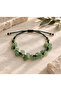 Green Aventurine Natural Stone Macrame Bracelet - 2