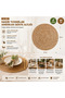 35 cm Wicker Round American Placemat (Supla) - 4