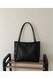 Soft Leather Women's Shoulder Bag, Shopper Bag - 3