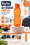 900ml Leak-Proof Water Bottle Flask Bpa Free Ergonomic Design Sports School Office Travel