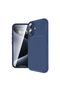غطاء كربون للتركيز التلقائي لهاتف ابل ايفون 16 بلس - أزرق داكن