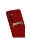 Samsung Galaxy S24 Fe Case Kelvin Silicone with Business Card - Red - 2
