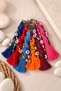 Evil Eye Beaded - Twisted Handmade Macrame Charm Keychain/Bag Charm - 2