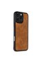 Apple iPhone 16 Pro Case Aras Leather Cover - Tan - 2