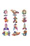 136-Piece Magnetic Building Blocks Set for Toddlers and Kids,Educational STEM Toy for Ages 3+ - 4