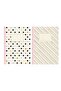 Limited Edition Tailor Stitch 2-Piece Notebook Set, Candy, 17x25 cm