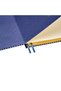19X25 Hardcover Dotty - Navy Polka - 4