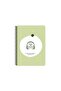 Striped Spiral Notebook with Stickers I Want to Rest 16.5X22.5