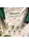 New Style Women's Scarf Necklace with Pearl and Stone Details and Magnets - 3
