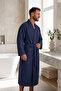 100% Cotton Soft Pique Kimono Boxed Men's Bathrobe