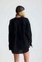 Lapis Shorts Skirt Shirt Linen Black Set - 8