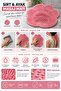 Foot Massage Mat with Suction Cups for Shower |   Silicone Foot Cleaning and Back Massage Pad |   Non-Slip Bath Mat - 2