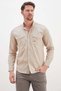 Double Pocket Regular Fit Long Sleeve Shirt - 4