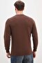 3 Thread Floral Maze Printed Crew Neck Sweatshirt - 8