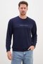 Text Printed Crew Neck Modal Sweatshirt