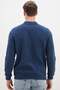 Ribbed Polo Collar Half-Zip Thessaloniki Knitted Sweatshirt - 7