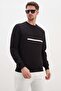 3 Yarn Printed Crew Neck Sweatshirt
