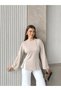 Women's Stylish Oysho Fabric Sweater with Back Tie Detail