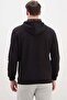 Printed Hooded Kangaroo Pocket Sweatshirt - 8