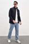 Zippered Stand Collar Regular Softshell Coat - 3
