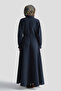 Flared Skirt Dress Navy Blue - 6