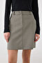 Houndstooth Mini Skirt - Green - 2