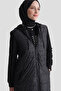 Quilted Mixed Cap Black - 4
