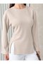 Women's Stylish Oysho Fabric Sweater with Back Tie Detail - 4