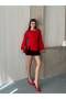 Women's Stylish Oysho Fabric Sweater with Back Tie Detail