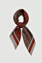 Polka Dot Shawl Pattern Detailed Cotton Scarf - Tile