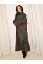 Rochie maxi, verde - XL - 4