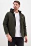 Zippered Softshell Coat with Removable Hood - 3